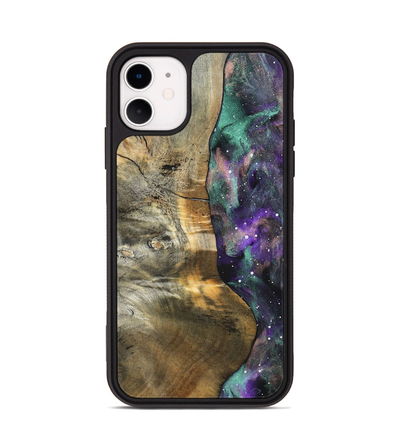 iPhone 11 Wood Phone Case - Felecia (Cosmos, 824659)