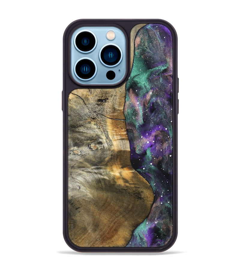 iPhone 14 Pro Max Wood Phone Case - Felecia (Cosmos, 824659)