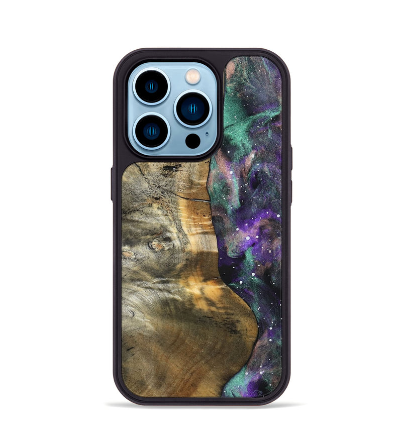 iPhone 14 Pro Wood Phone Case - Felecia (Cosmos, 824659)