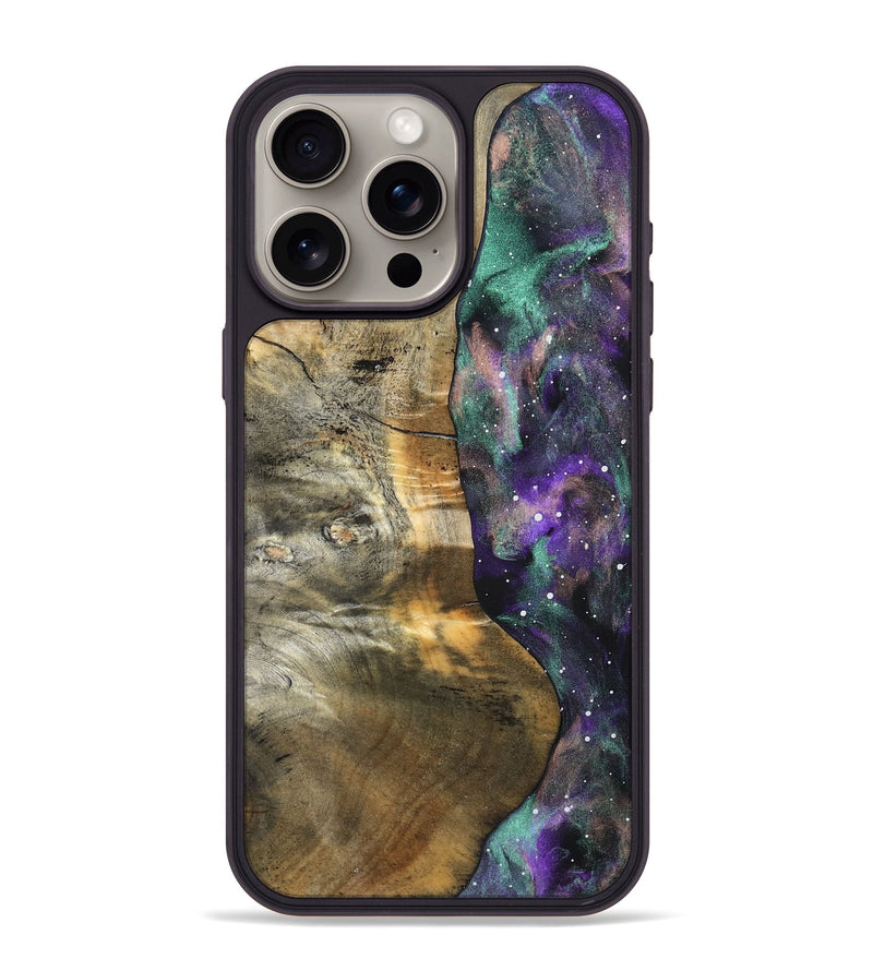 iPhone 15 Pro Max Wood Phone Case - Felecia (Cosmos, 824659)