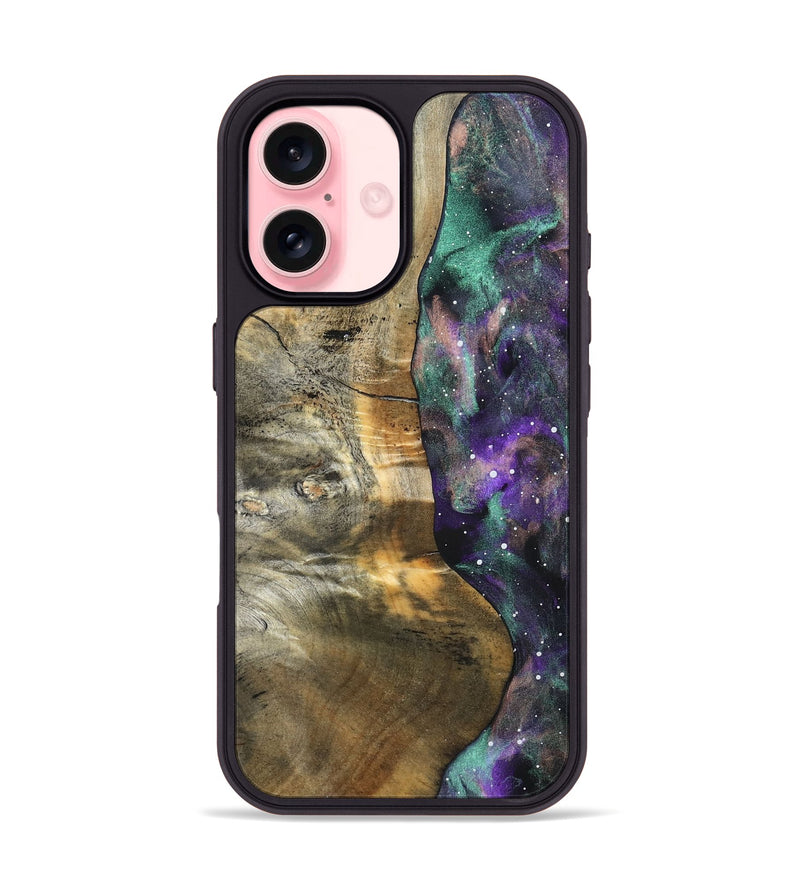 iPhone 16 Wood Phone Case - Felecia (Cosmos, 824659)