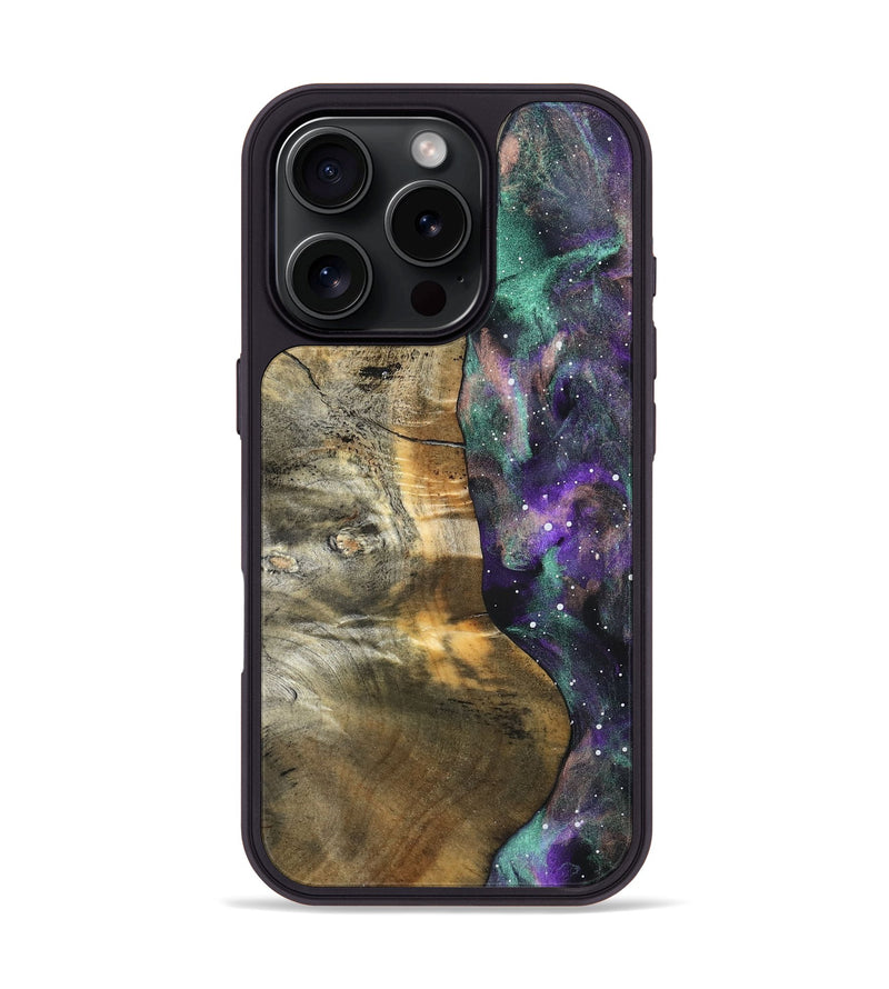 iPhone 16 Pro Wood Phone Case - Felecia (Cosmos, 824659)