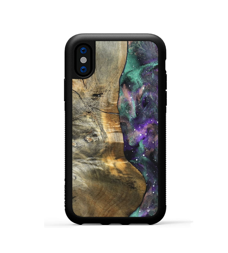 iPhone Xs Wood Phone Case - Felecia (Cosmos, 824659)