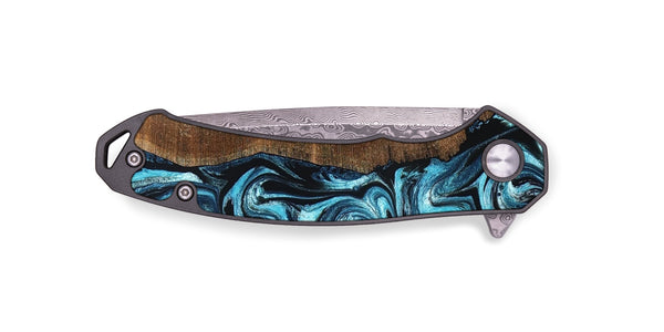 EDC Wood Pocket Knife - Adeline (Blue, 824663)