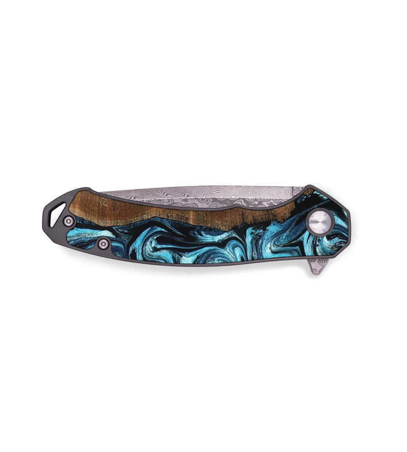 EDC Wood Pocket Knife - Adeline (Blue, 824663)