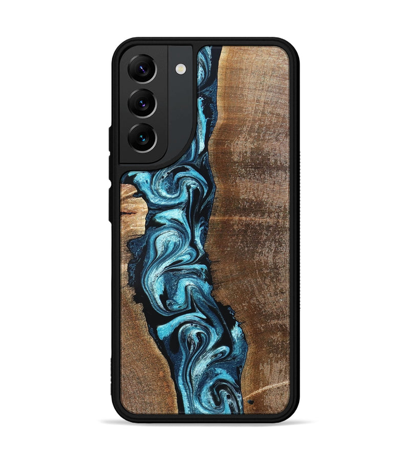 Galaxy S22 Plus Wood Phone Case - Adeline (Blue, 824663)