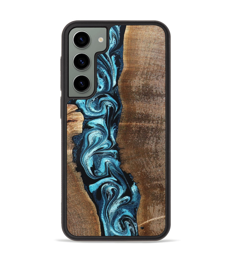 Galaxy S23 Plus Wood Phone Case - Adeline (Blue, 824663)