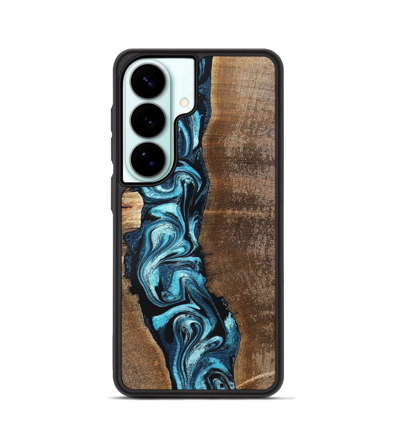 Galaxy S26 Wood Phone Case - Adeline (Blue, 824663)
