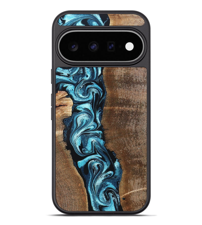 Pixel 11 Pro XL Wood Phone Case - Adeline (Blue, 824663)