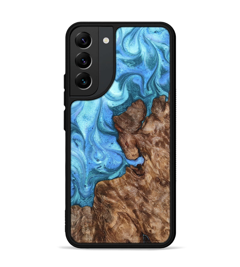 Galaxy S22 Plus Wood Phone Case - Damon (Blue, 824664)