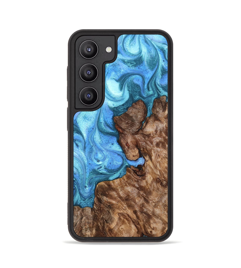 Galaxy S23 Wood Phone Case - Damon (Blue, 824664)