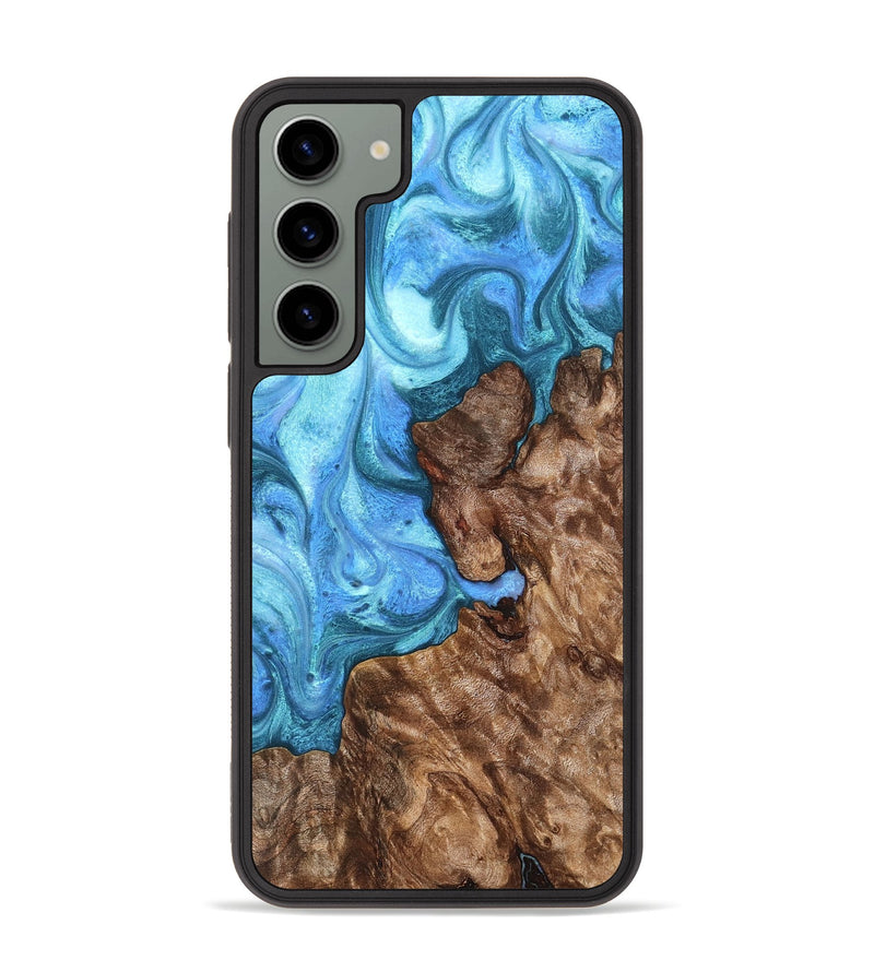 Galaxy S23 Plus Wood Phone Case - Damon (Blue, 824664)