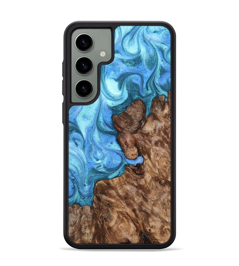 Galaxy S24 Plus Wood Phone Case - Damon (Blue, 824664)