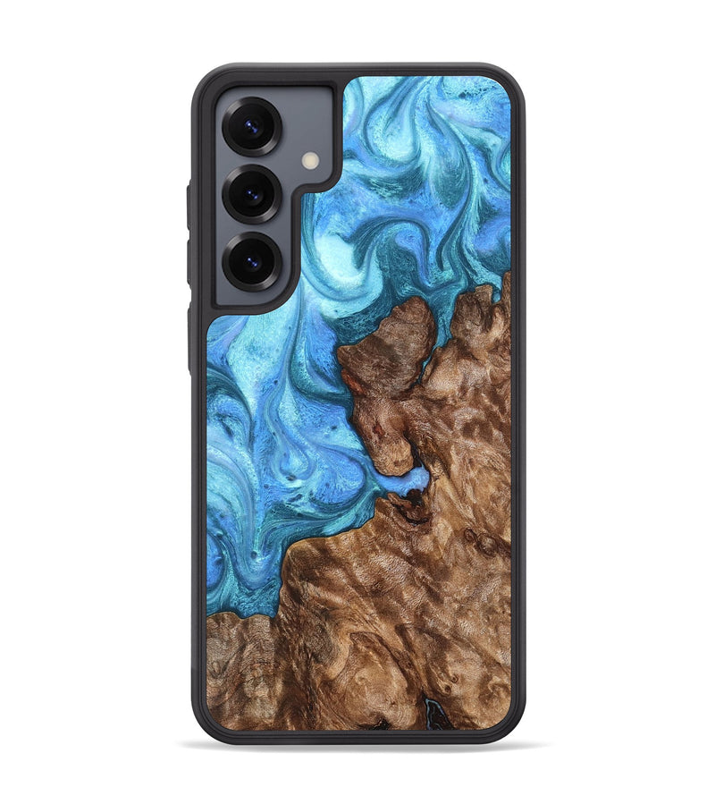 Galaxy S25 Plus Wood Phone Case - Damon (Blue, 824664)