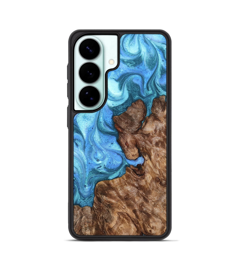 Galaxy S26 Wood Phone Case - Damon (Blue, 824664)