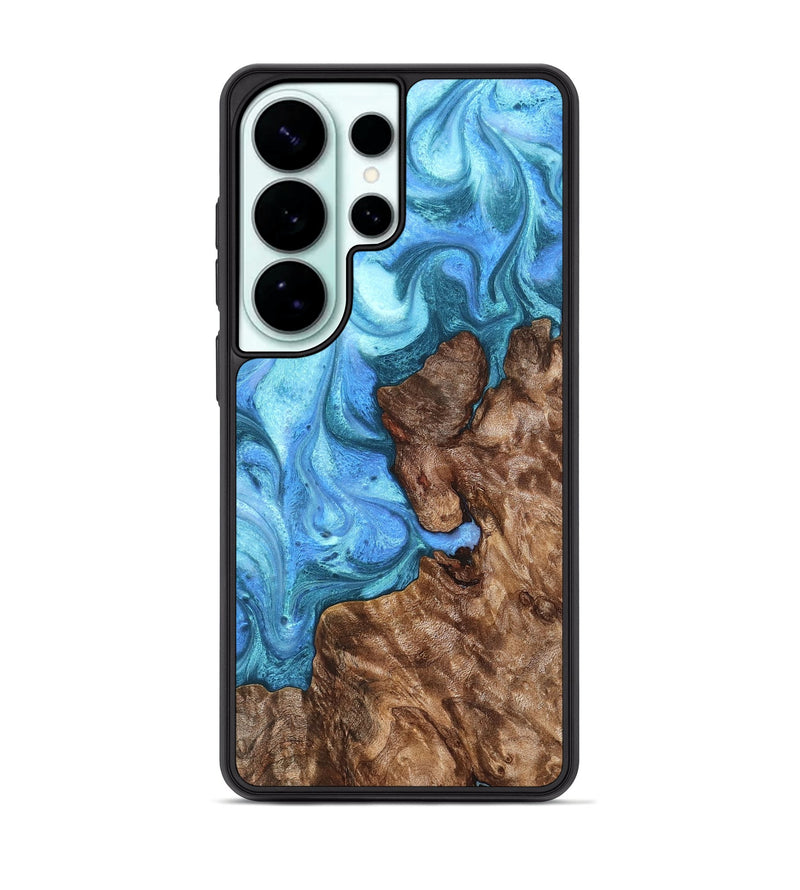 Galaxy S26 Ultra Wood Phone Case - Damon (Blue, 824664)