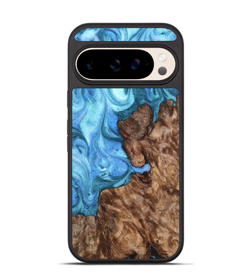 Pixel 10 Wood Phone Case - Damon (Blue, 824664)
