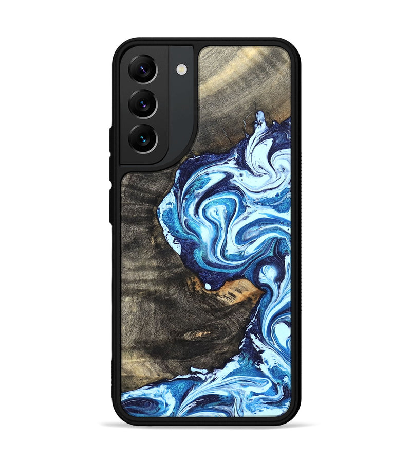 Galaxy S22 Plus Wood Phone Case - Tessie (Blue, 824665)