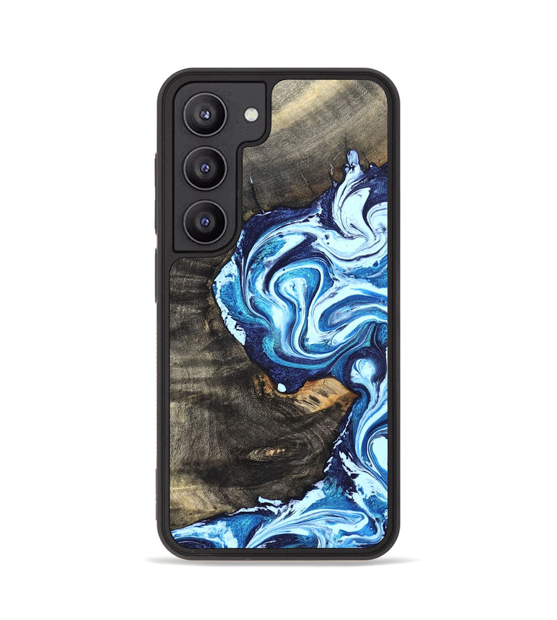 Galaxy S23 Wood Phone Case - Tessie (Blue, 824665)