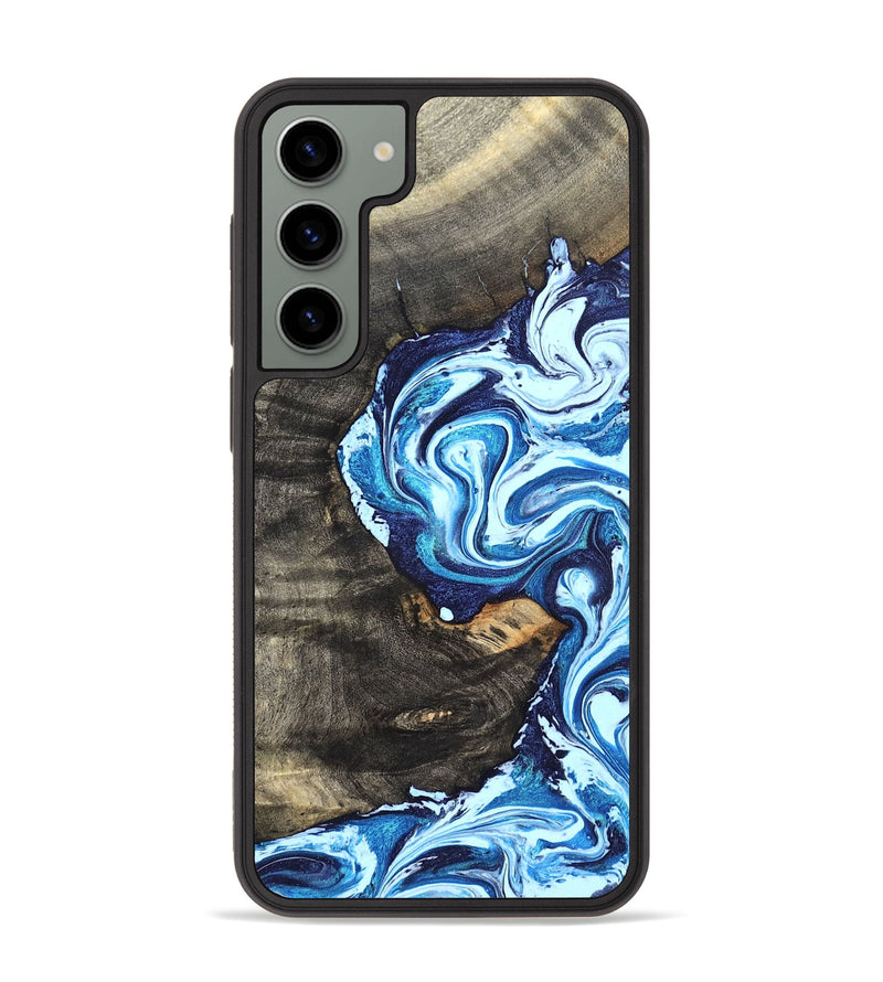Galaxy S23 Plus Wood Phone Case - Tessie (Blue, 824665)