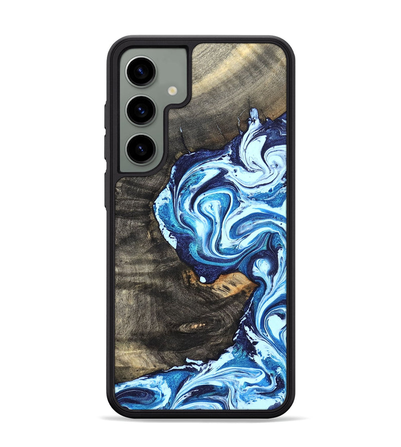 Galaxy S24 Plus Wood Phone Case - Tessie (Blue, 824665)