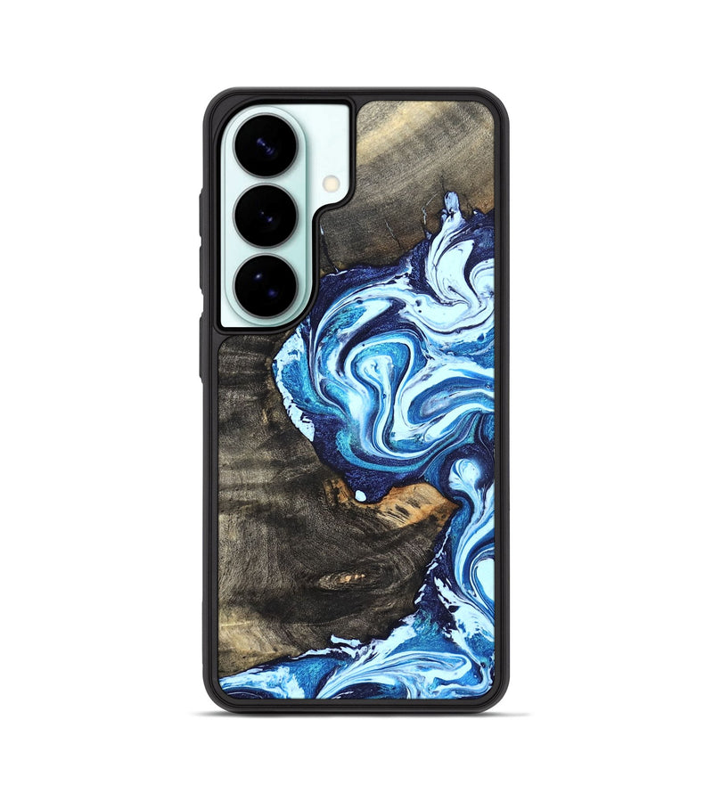 Galaxy S26 Wood Phone Case - Tessie (Blue, 824665)