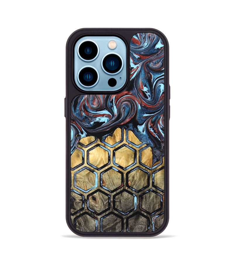 iPhone 14 Pro Wood Phone Case - Debbie (Pattern, 824667)