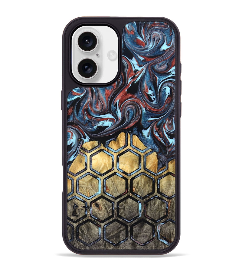 iPhone 16 Plus Wood Phone Case - Debbie (Pattern, 824667)
