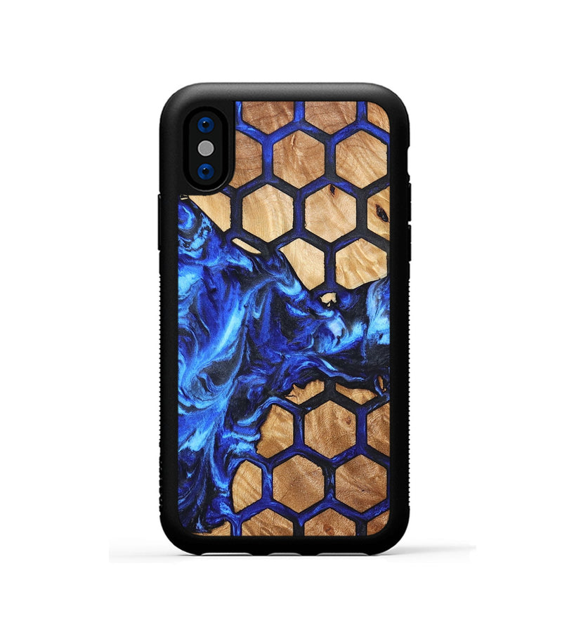iPhone Xs Wood Phone Case - Carina (Pattern, 824668)