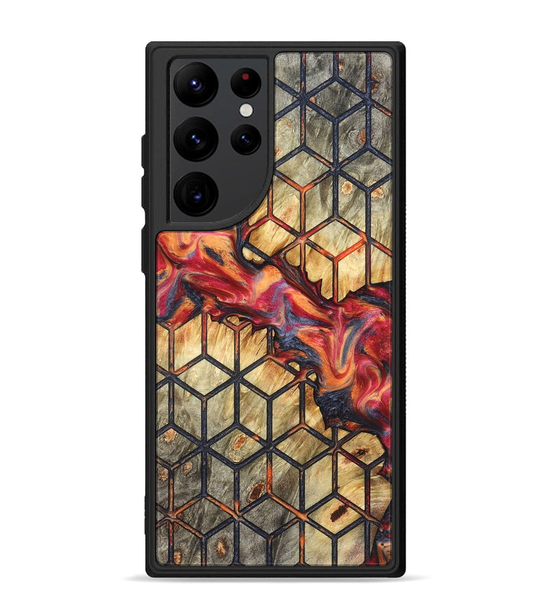 Galaxy S22 Ultra Wood Phone Case - Roman (Pattern, 824669)