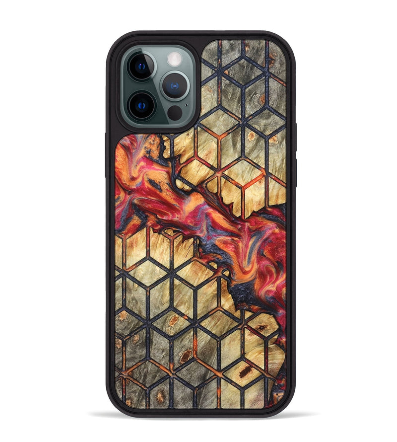 iPhone 12 Pro Max Wood Phone Case - Roman (Pattern, 824669)
