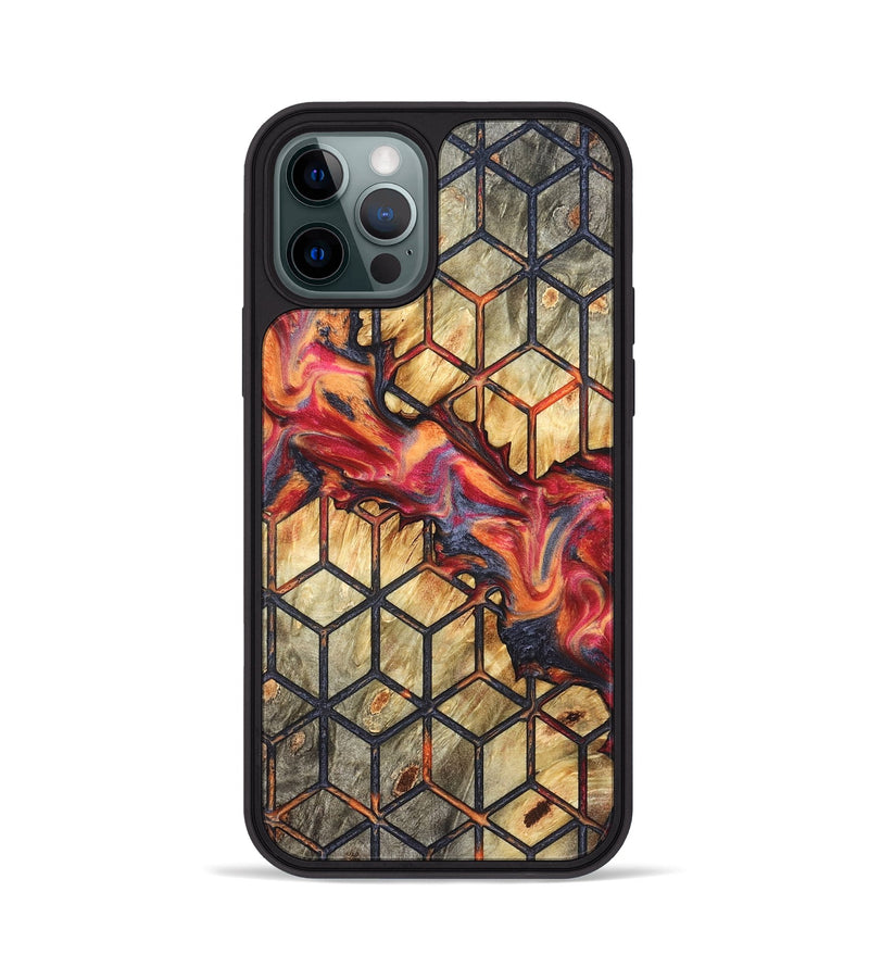 iPhone 12 Pro Wood Phone Case - Roman (Pattern, 824669)