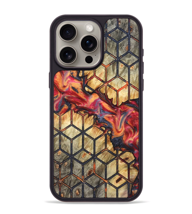 iPhone 15 Pro Max Wood Phone Case - Roman (Pattern, 824669)