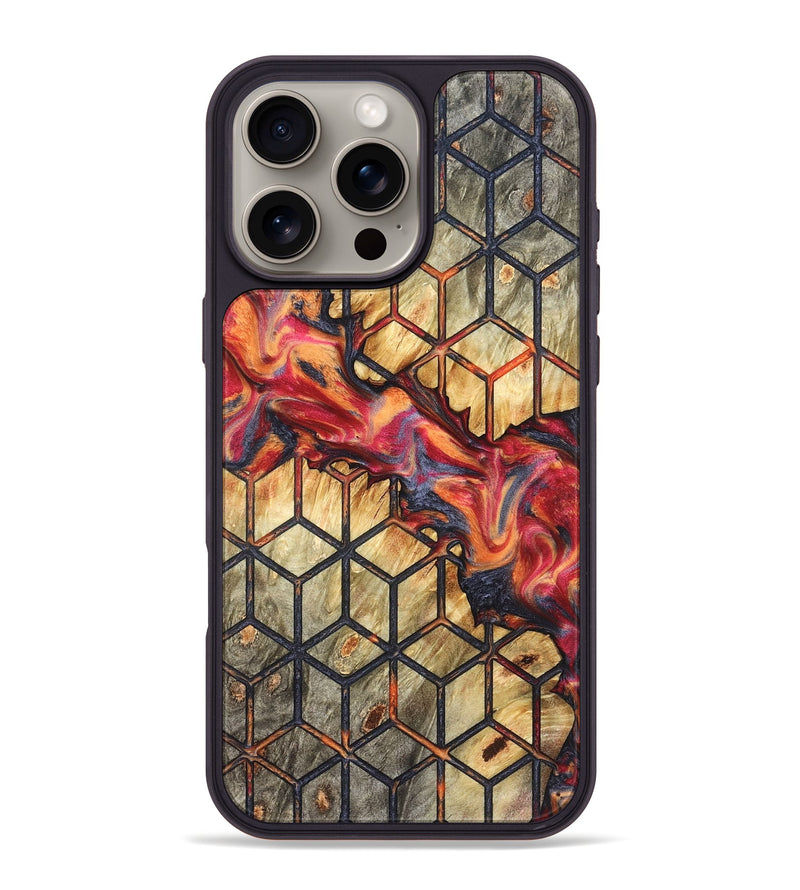 iPhone 16 Pro Max Wood Phone Case - Roman (Pattern, 824669)