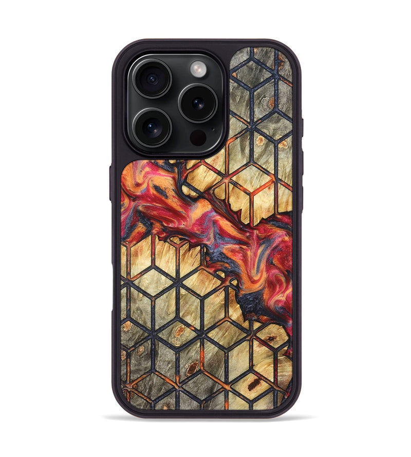 iPhone 16 Pro Wood Phone Case - Roman (Pattern, 824669)