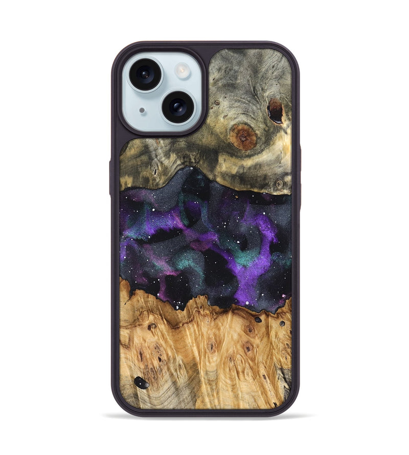 iPhone 15 Wood Phone Case - Yasmine (Cosmos, 824677)