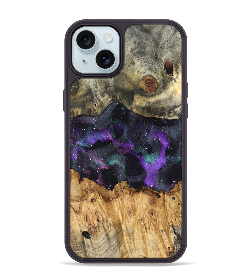 iPhone 15 Plus Wood Phone Case - Yasmine (Cosmos, 824677)