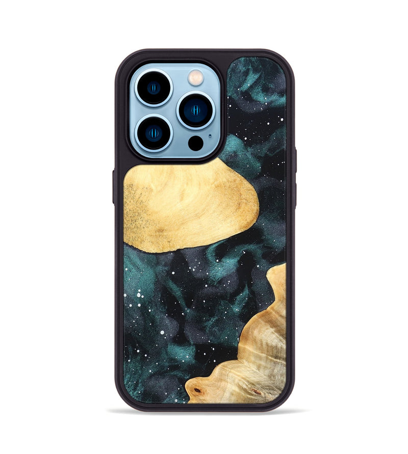 iPhone 14 Pro Wood Phone Case - Tatyana (Cosmos, 824679)