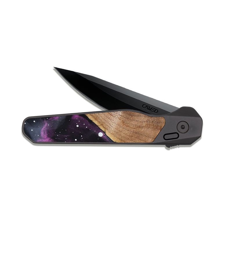 EDC Dark Slate Wood Pocket Knife - Jarred (Cosmos, 824680)