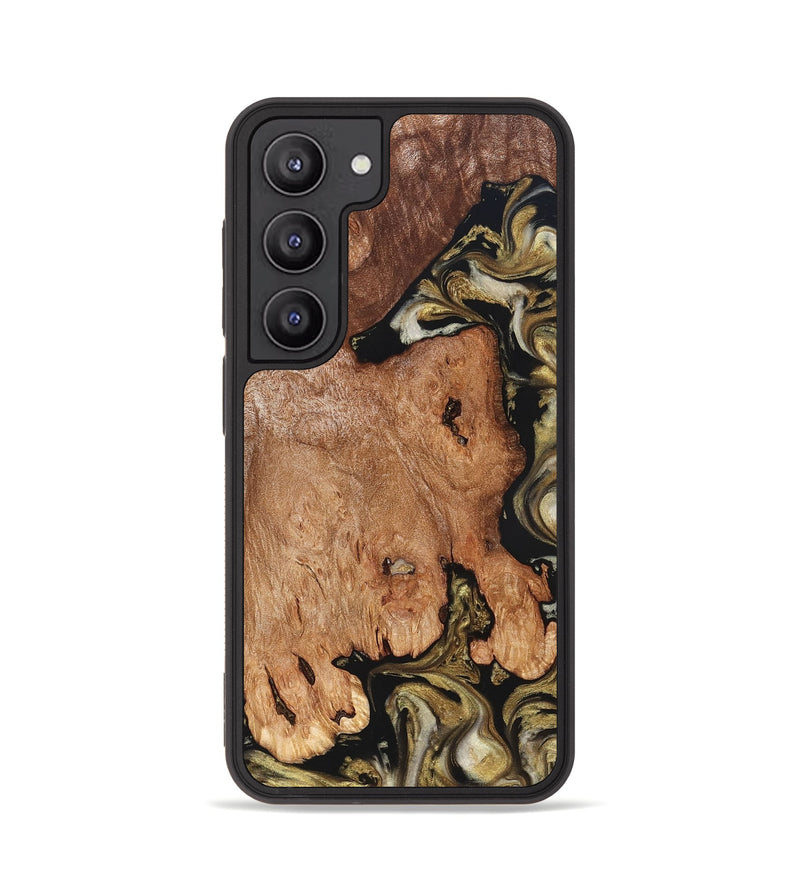 Galaxy S23 Wood Phone Case - Rhoda (Black & White, 824683)