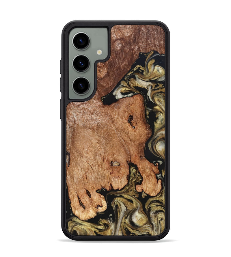 Galaxy S24 Plus Wood Phone Case - Rhoda (Black & White, 824683)