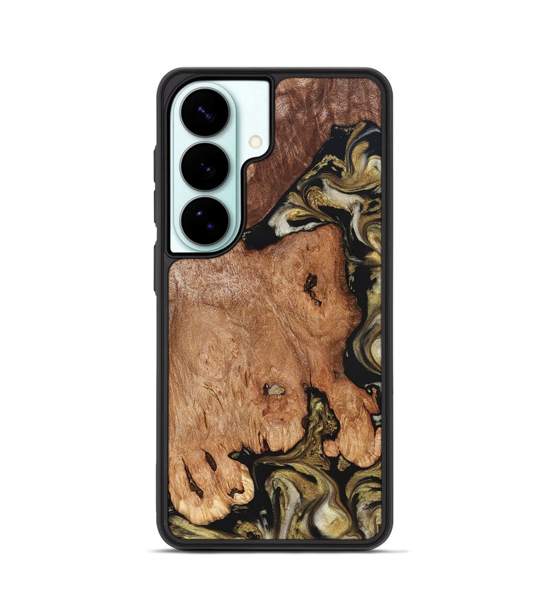 Galaxy S26 Wood Phone Case - Rhoda (Black & White, 824683)