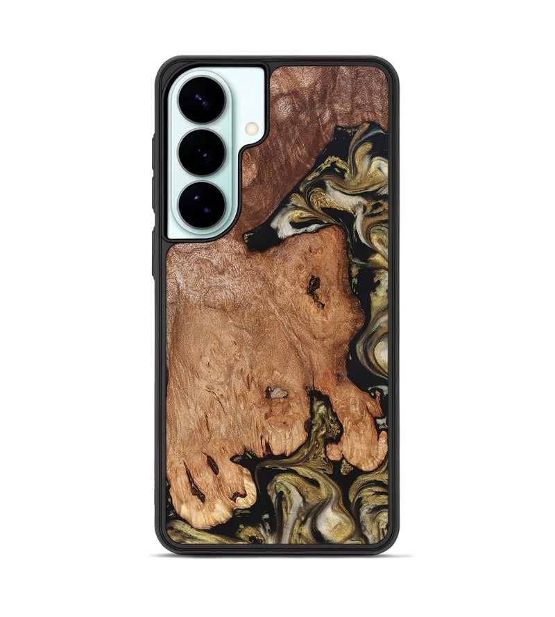 Galaxy S26 Plus Wood Phone Case - Rhoda (Black & White, 824683)