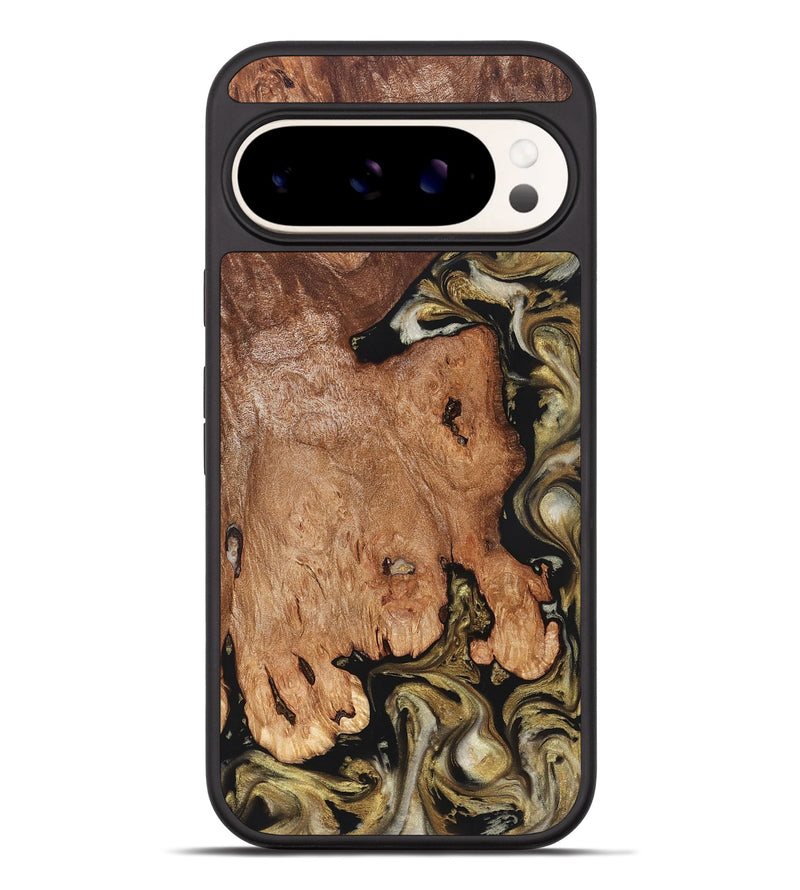 Pixel 9 Pro XL Wood Phone Case - Rhoda (Black & White, 824683)
