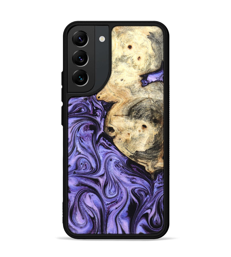 Galaxy S22 Plus Wood Phone Case - Kadin (Purple, 824685)