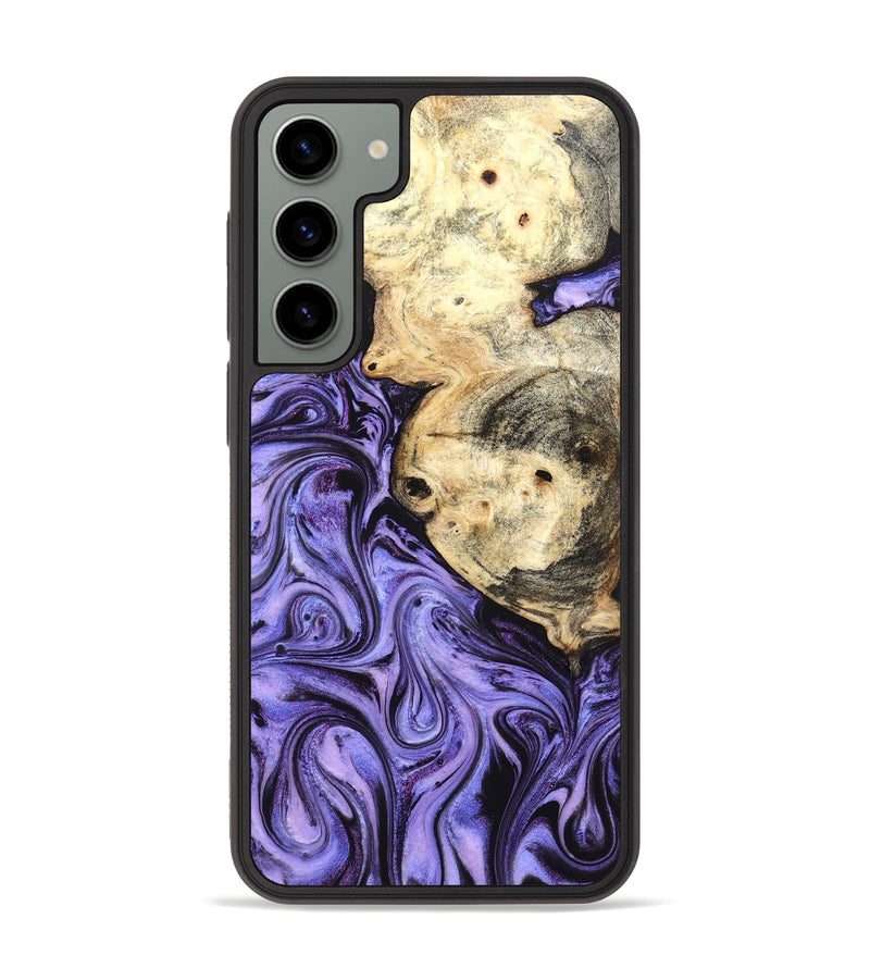 Galaxy S23 Plus Wood Phone Case - Kadin (Purple, 824685)