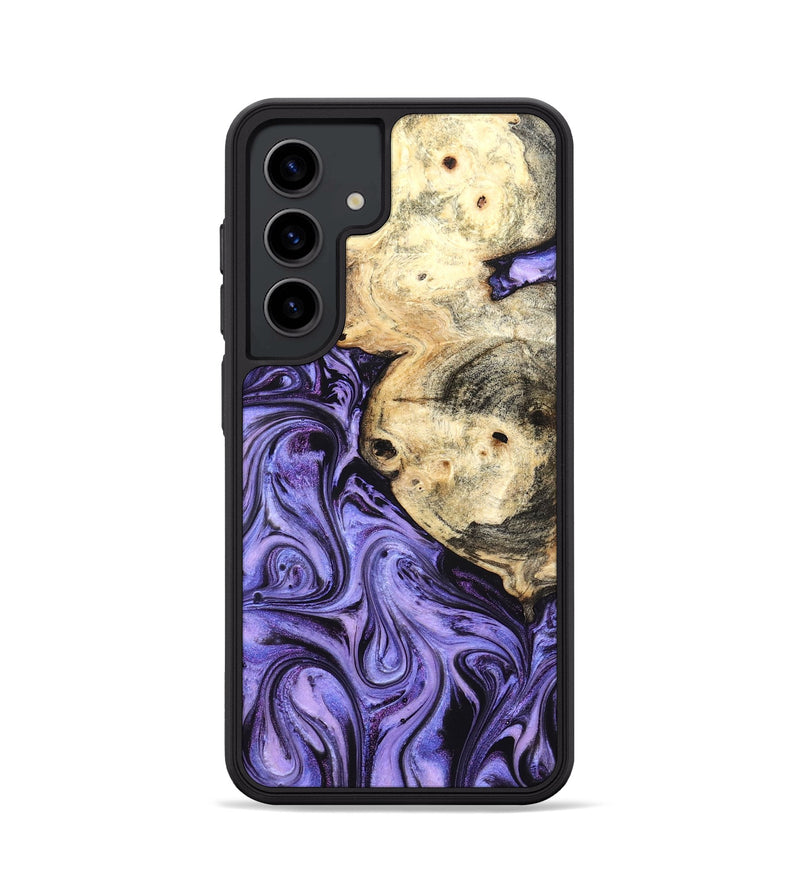 Galaxy S24 Wood Phone Case - Kadin (Purple, 824685)