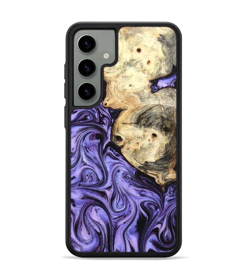 Galaxy S24 Plus Wood Phone Case - Kadin (Purple, 824685)