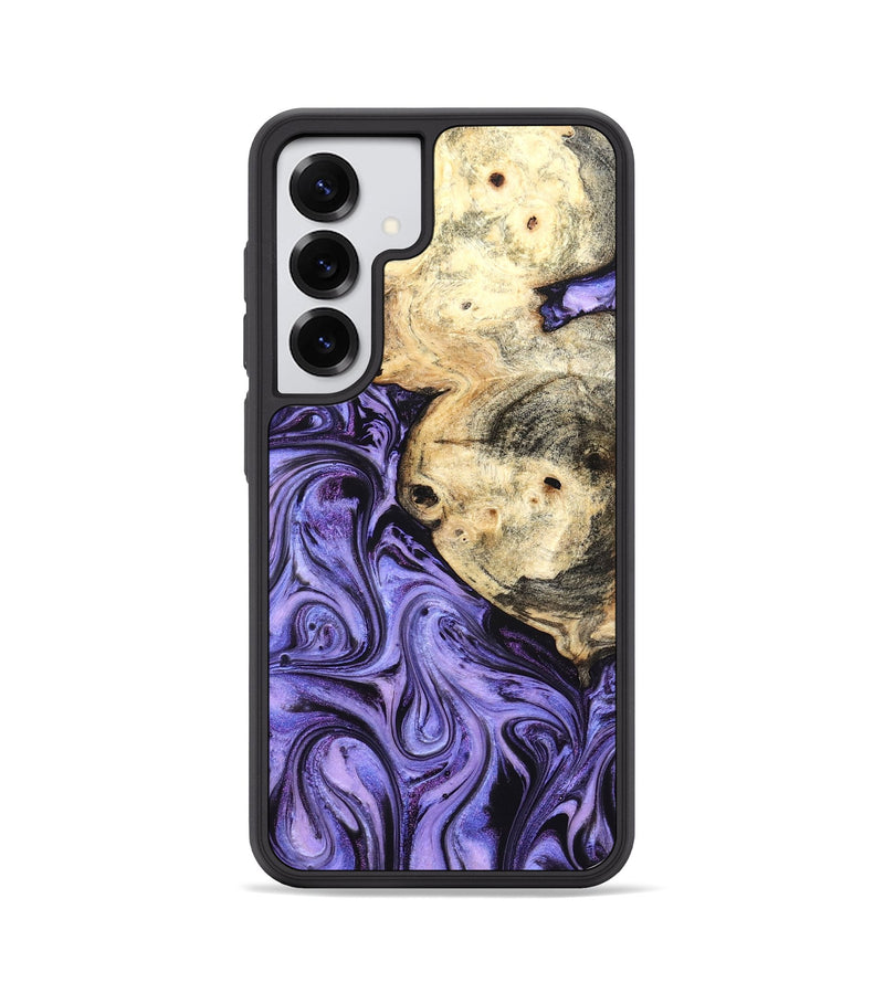 Galaxy S25 Wood Phone Case - Kadin (Purple, 824685)
