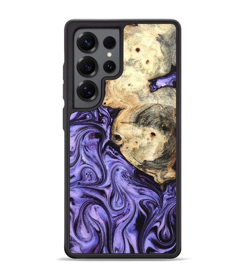 Galaxy S25 Ultra Wood Phone Case - Kadin (Purple, 824685)